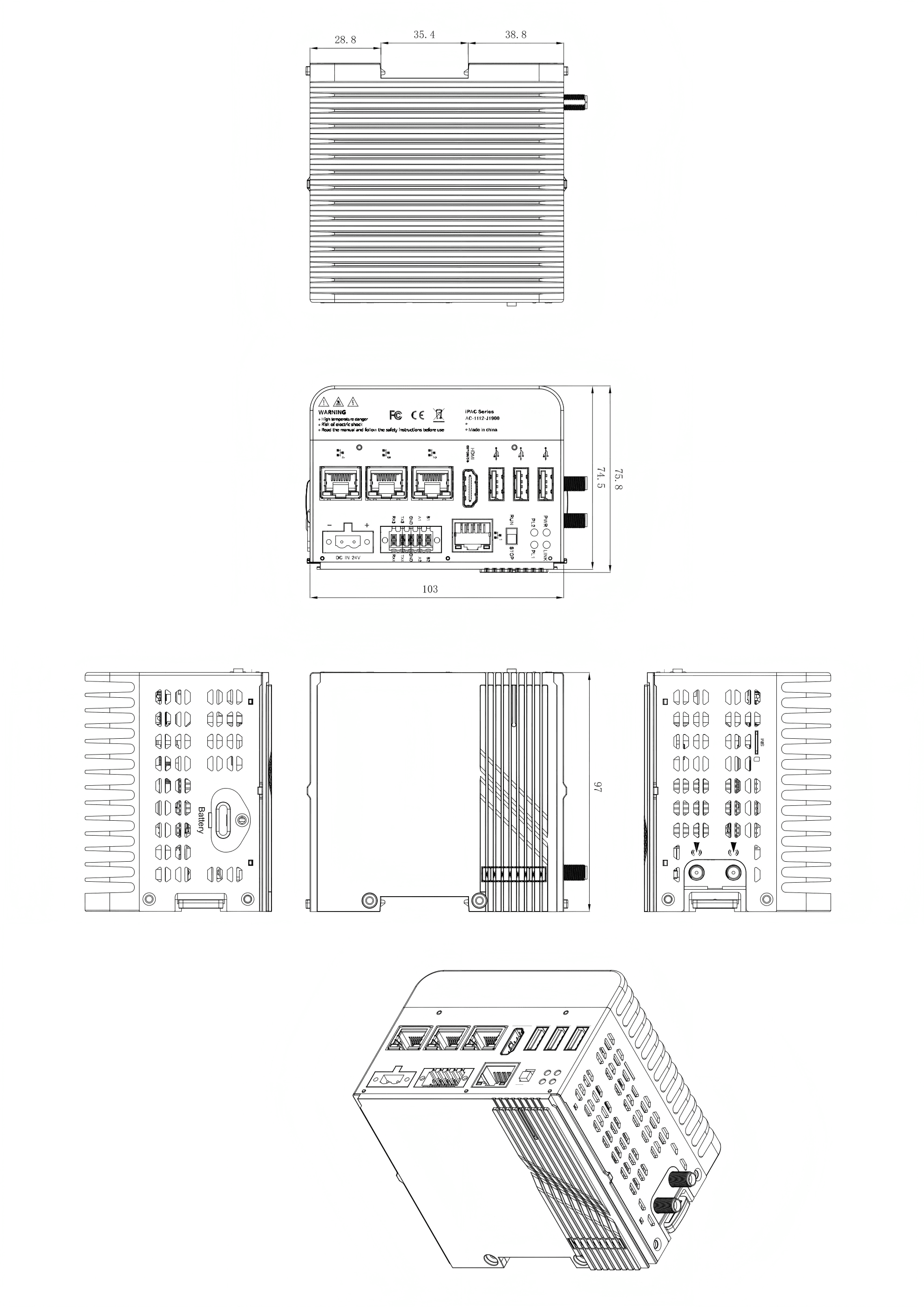 C1103 尺寸图