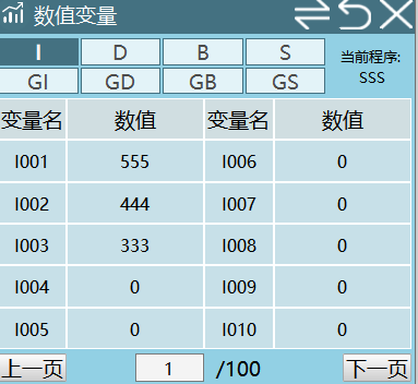 Modbus 3x-bit操作示例1
