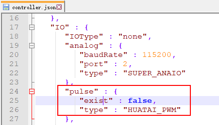 controller.json配置