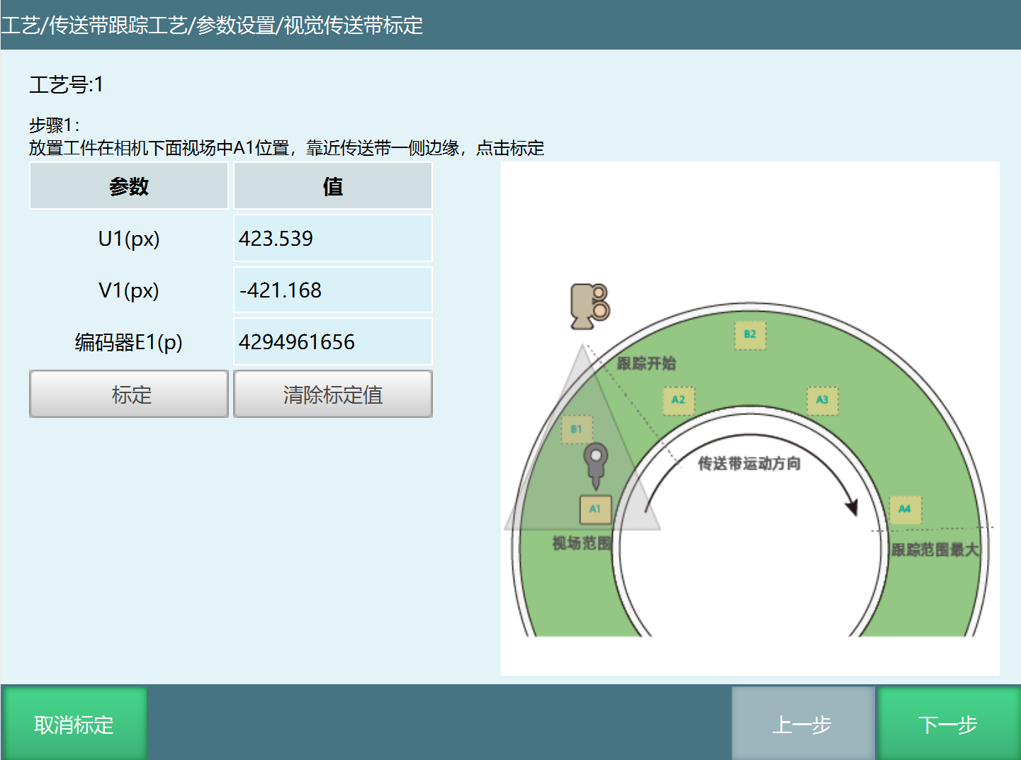环形视觉标定界面1